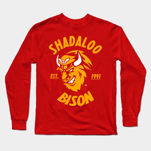 Team Bison yellow Long Sleeve T-Shirt by Chizel